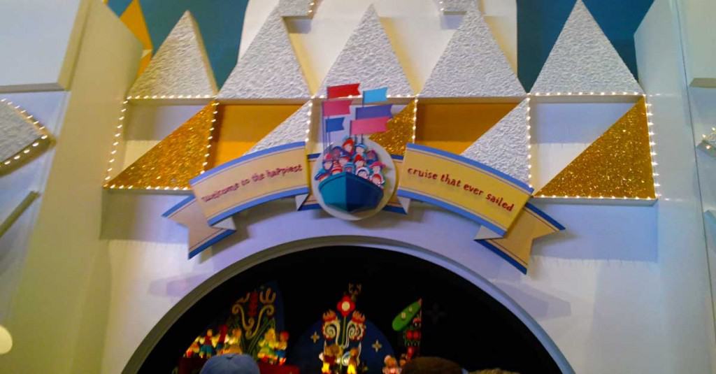 It's A Small World Entering The Small World