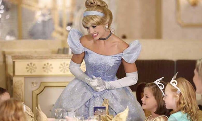 Cinderella at Cinderella’s Royal Table.