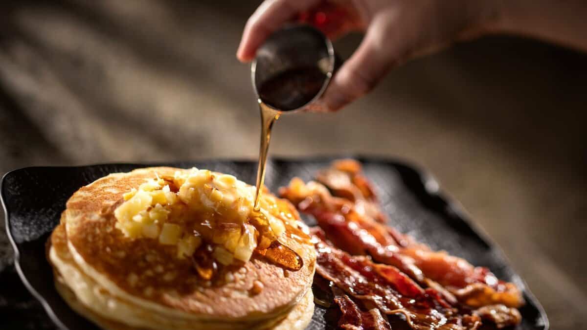 At Kona Café Disney World,macadamia nut pancakes