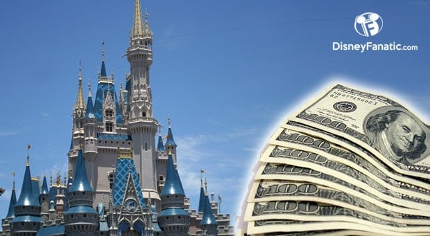 Disney Castle with money