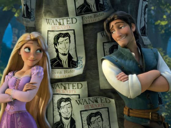 Rapunzel and Flynn Rider in Tangled