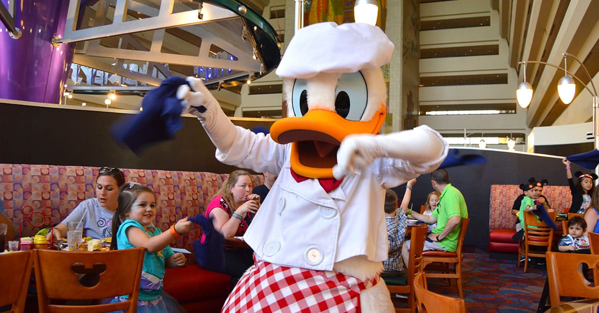 Donald Duck Chef Mickey