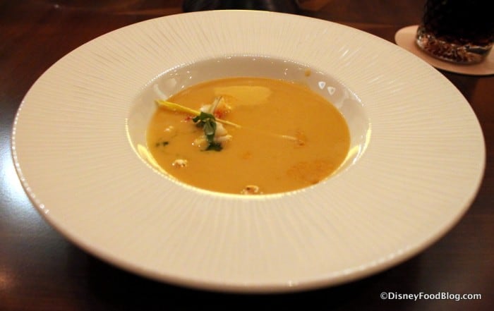 Tiffins Lobster Popcorn Thai Curry Soup