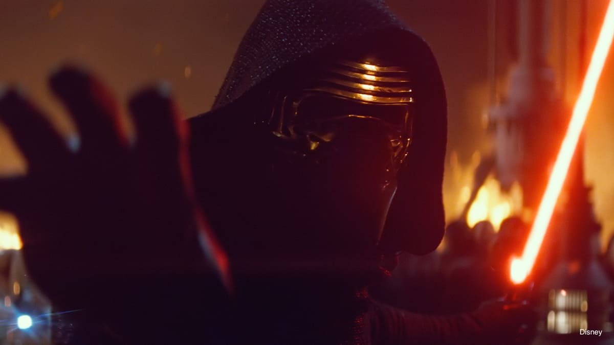 Kylo Ren using the force