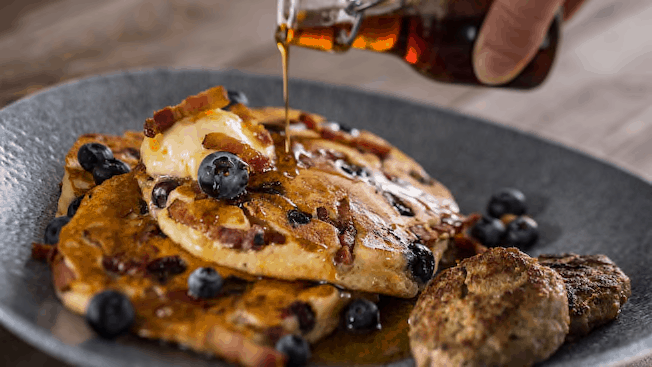 Ale and Compass Blueberry Pancakes