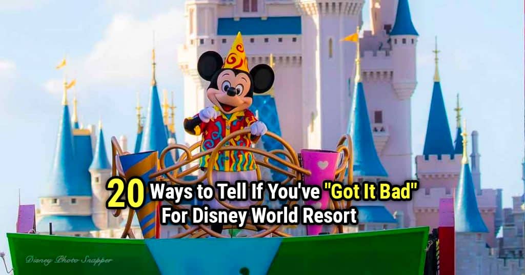 20 Ways To Tell You've Got It Bad For Disney World Resort
