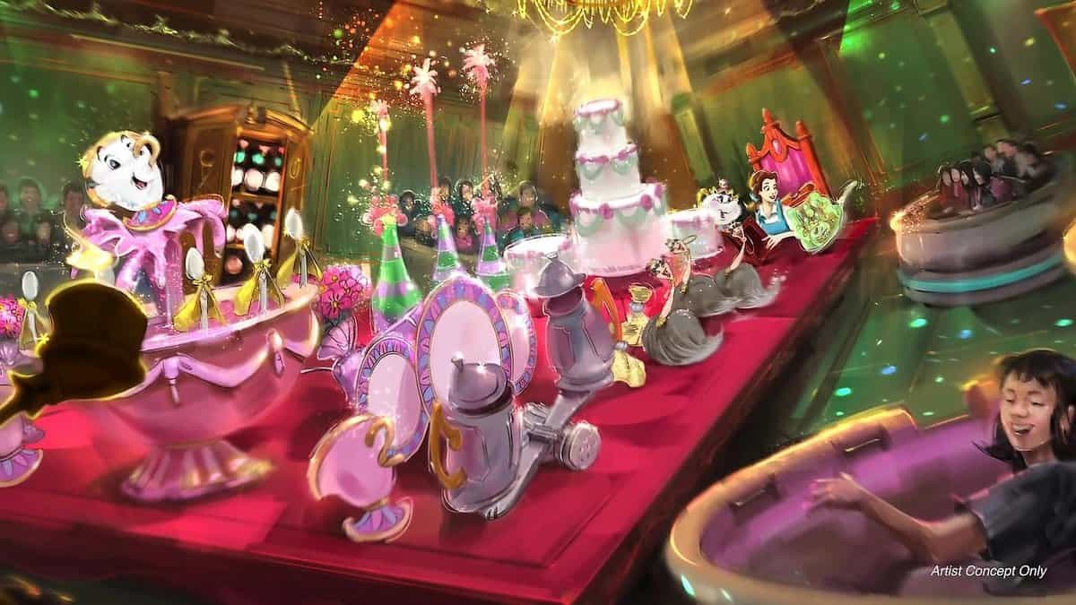 Art rendering of The Enchanted Tale with Beauty and the Beast