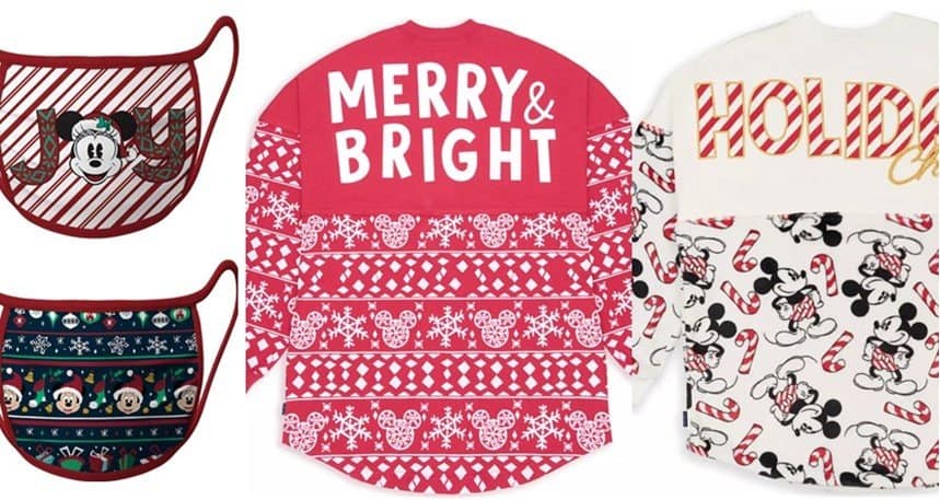 Celebrate the season with Mickey Mouse Spirit Jerseys and face masks, filled with holiday magic, now at shopDisney!.
