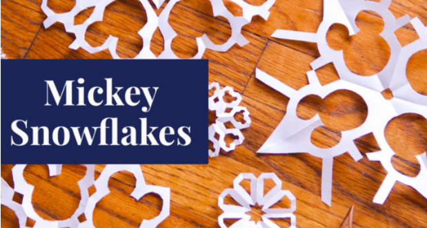 DIY Hidden Mickey Snowflakes for Your Home!