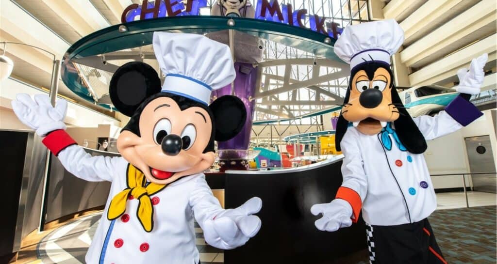 Chef Mickey and Chef Goofy