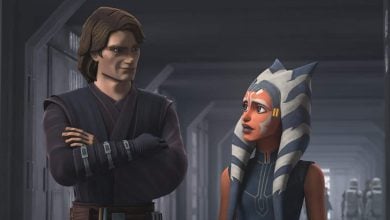 Ahsoka and Anakin in 'The Clone Wars'