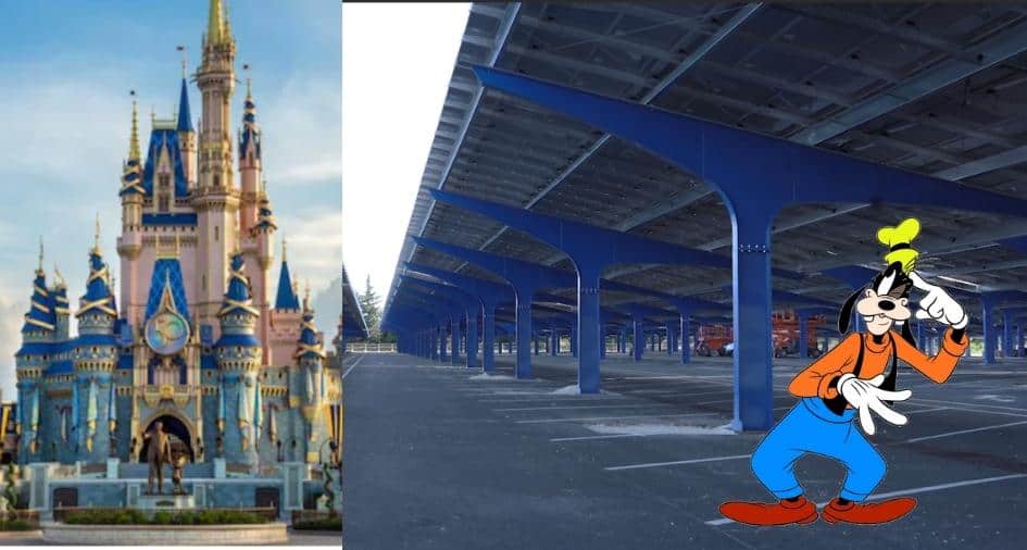 Disneyland Paris Solar Panels