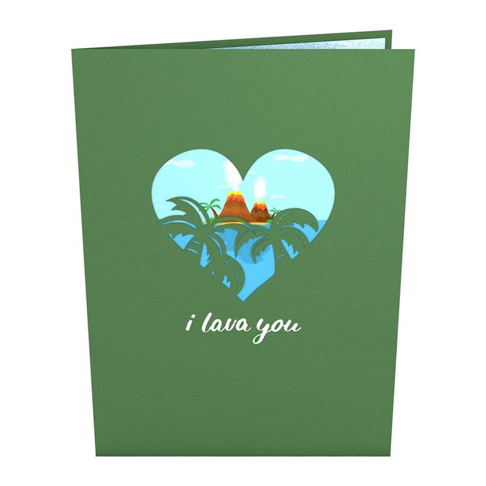 I Lava You Pop-Up Card Poplove