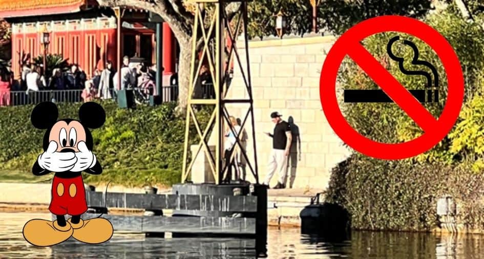 Guests Smoking at EPCOT