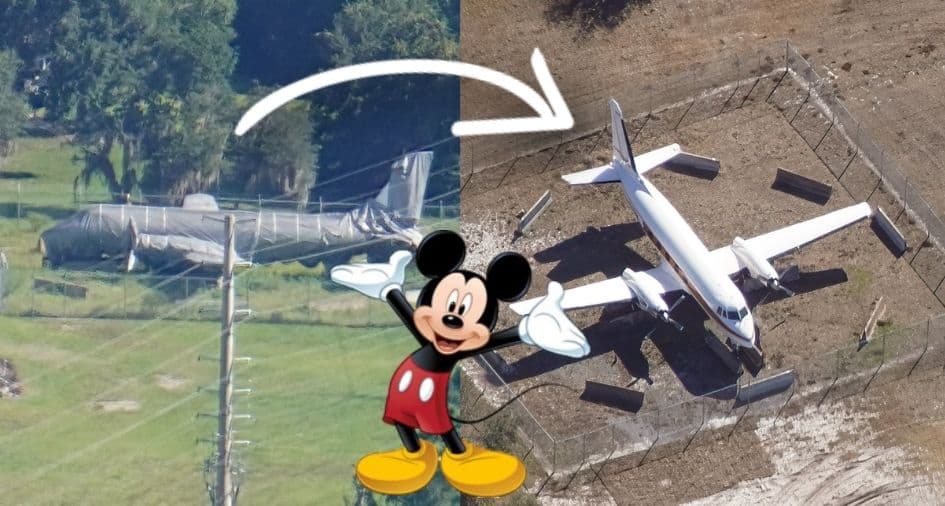 Walt's plane cleaned