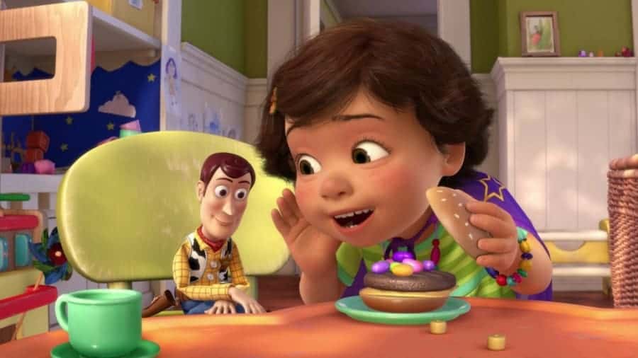 Bonnie, Woody, Toy Story 3