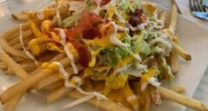 Loaded Fries at Plaza Restaurant