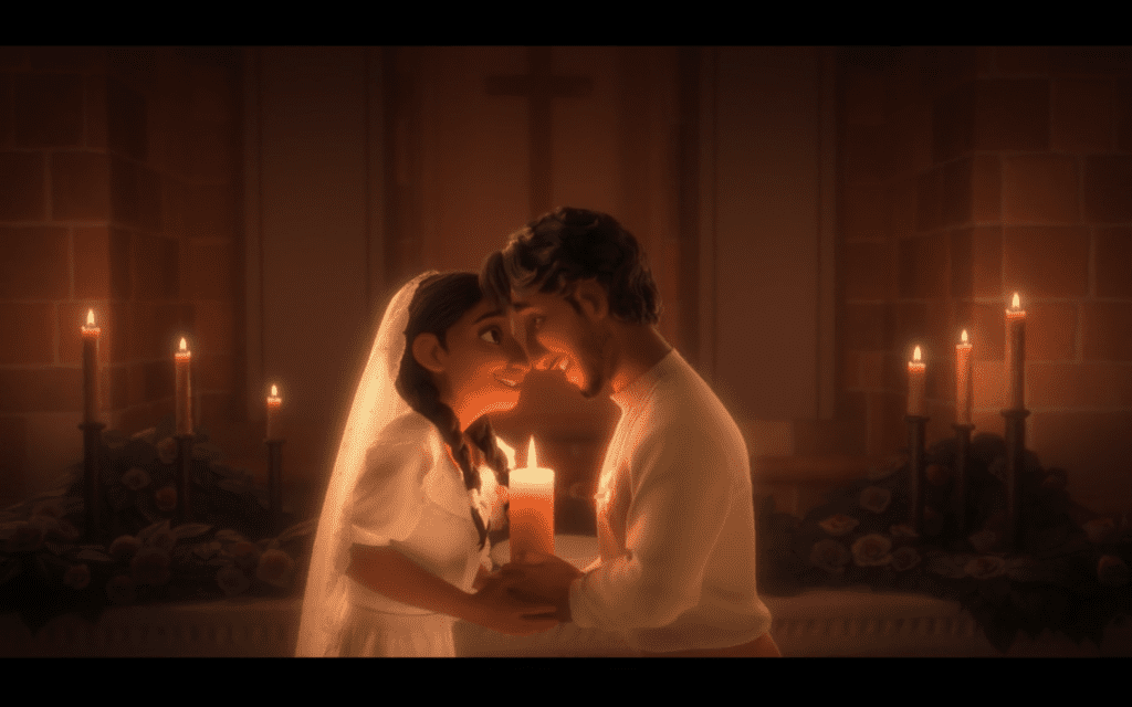 Pedro and Alma's wedding, Encanto