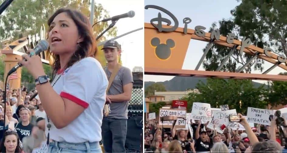 Protest at Disney