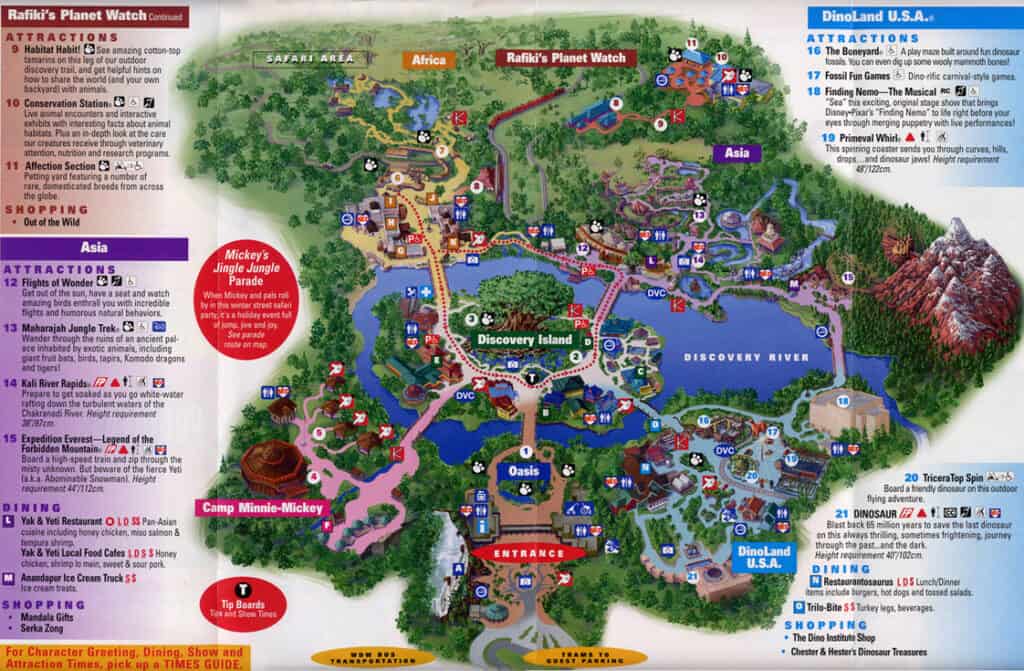 Map of Animal Kingdom