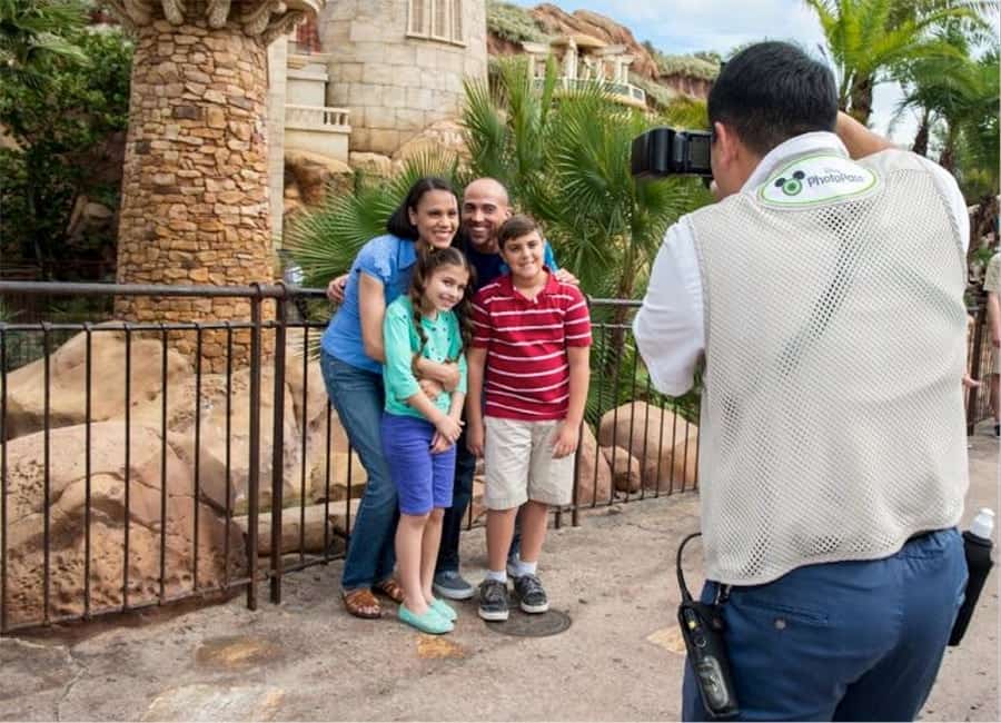 Photographer with family