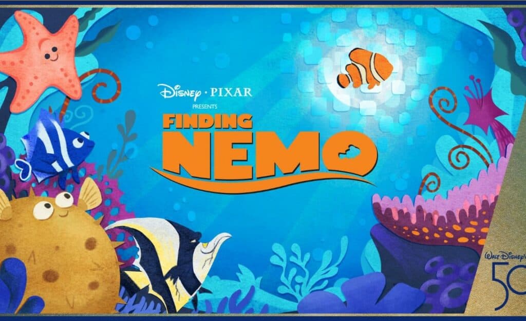 finding nemo show poster