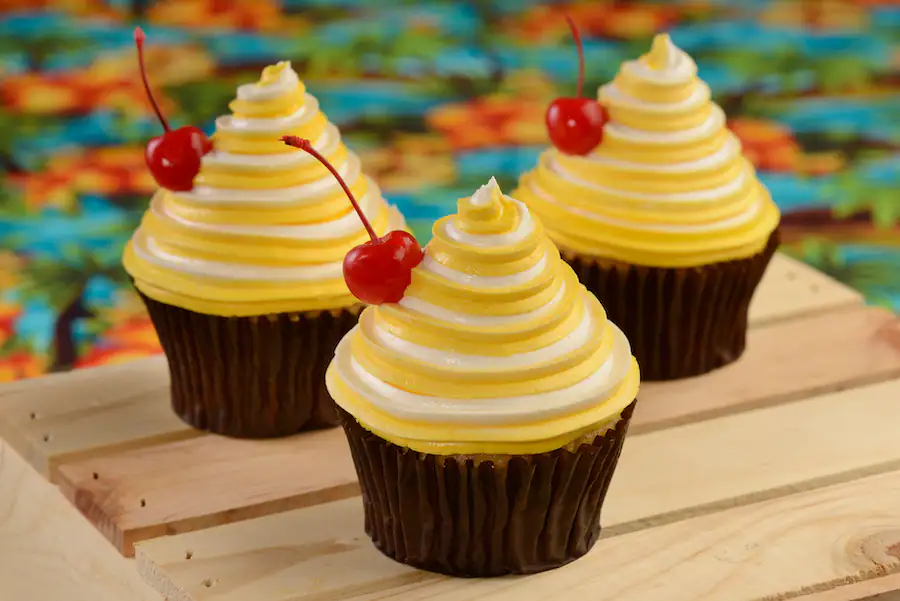 dole whip cupcakes