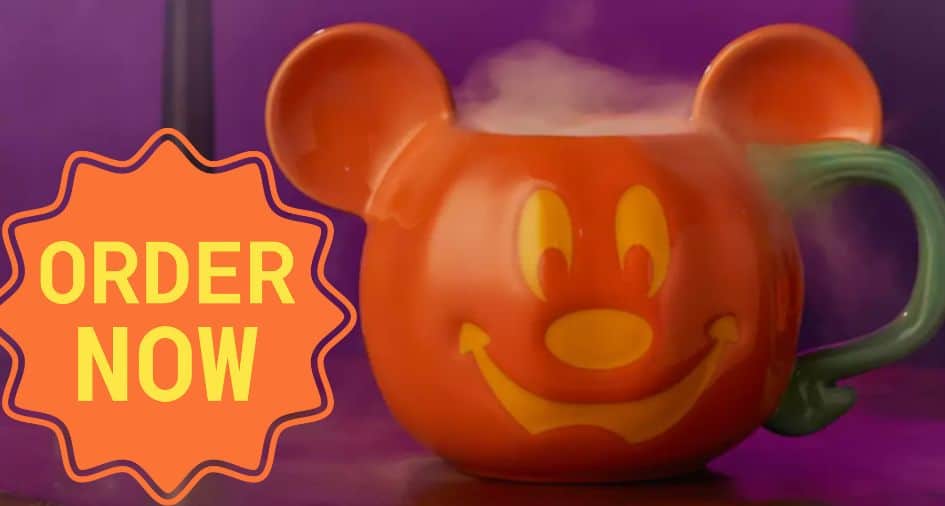 mickey pumpkin mug