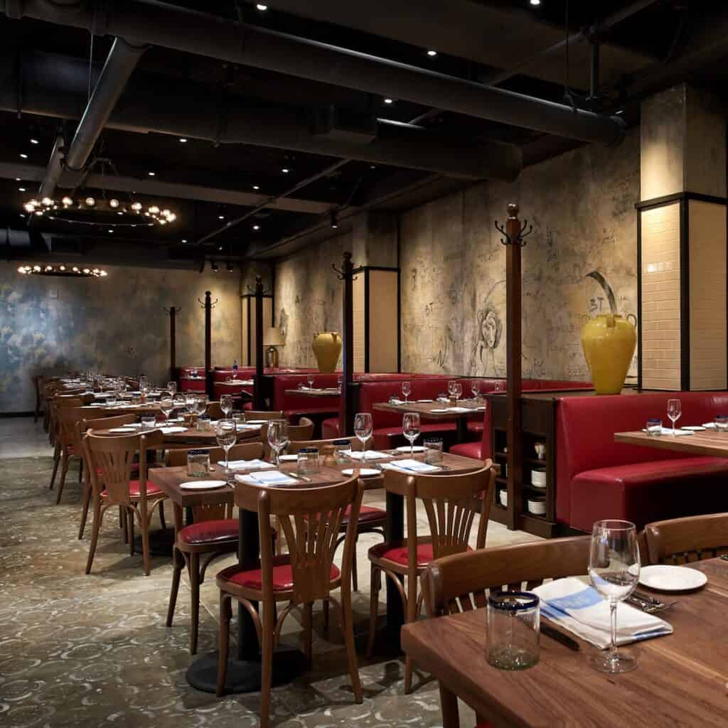 Enzo's dining room scene