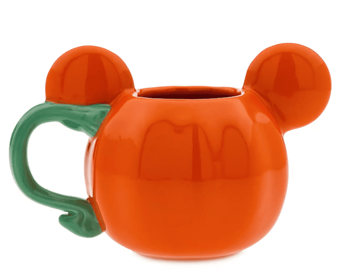 mickey mouse pumpkin mug back