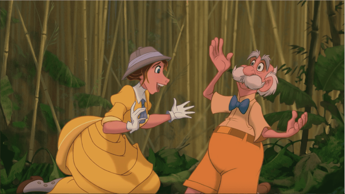 Jane Porter, Professor Archimedes Q. Porter, Tarzan