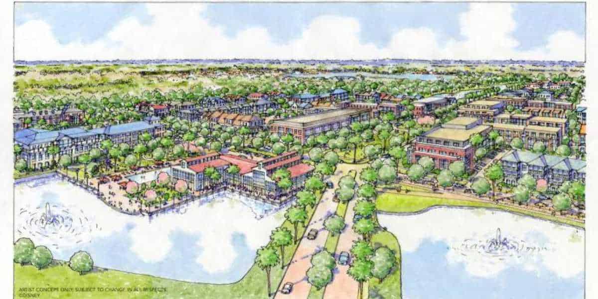 Artist concept affordable housing development