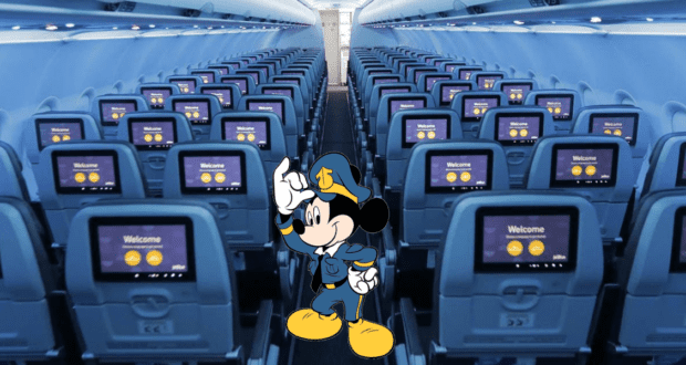 Pilot Mickey feature image for Airlines to Disney World