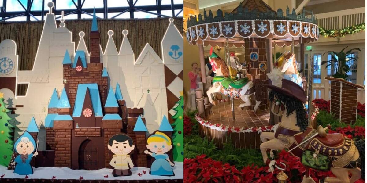 Disney World Gingerbread Displays