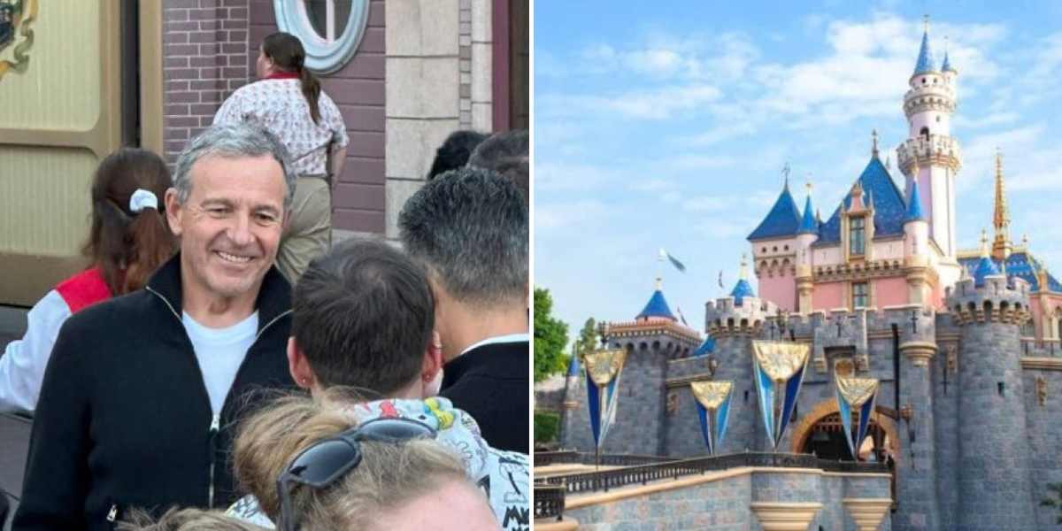 bob iger disneyland visit
