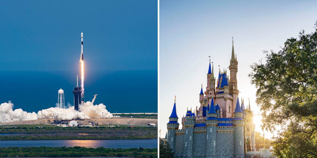SpaceX Launch Disney World