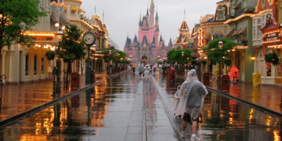 Rainy day at Disney
