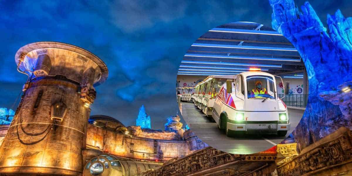disneyland trams closed