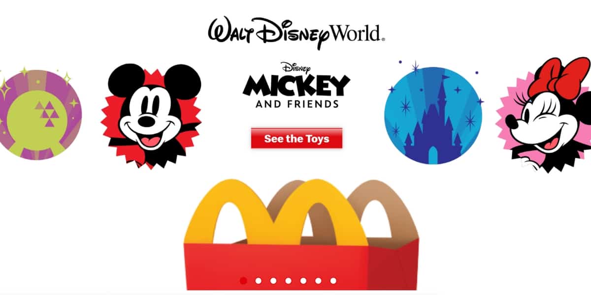 New Disney Happy Meal Toys