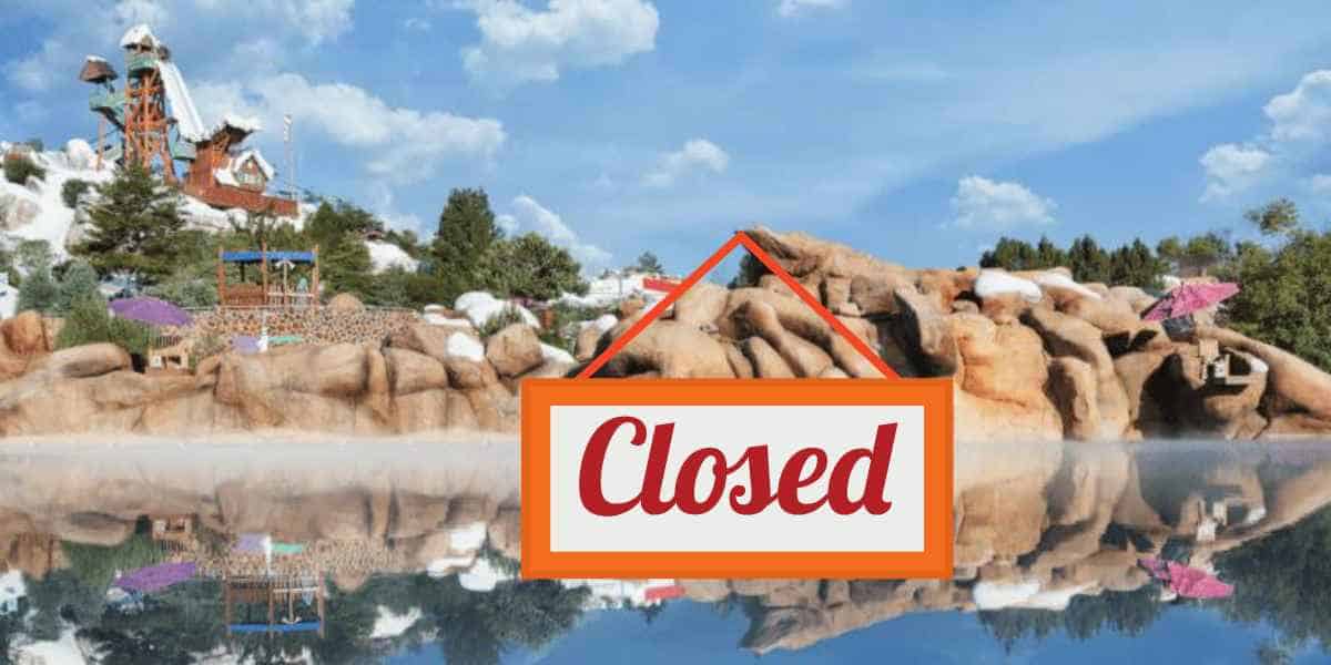 blizzard beach closing