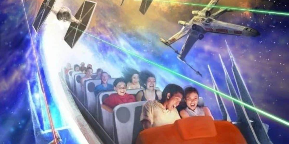 Hyperspace Mountain Disneyland