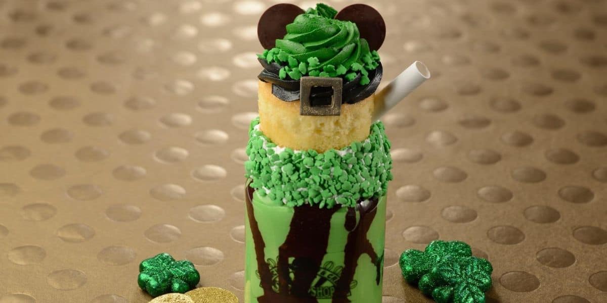 Mickey Shamrock Shake Beaches and Cream Disney's Boardwalk