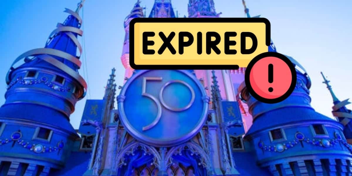 Disney World 50th Anniversary End