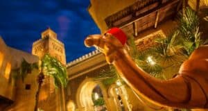epcot morocco pavilion with camel