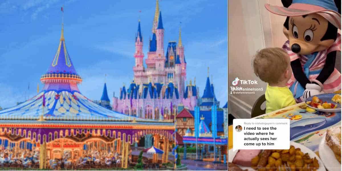 minnie mouse toddler interaction
