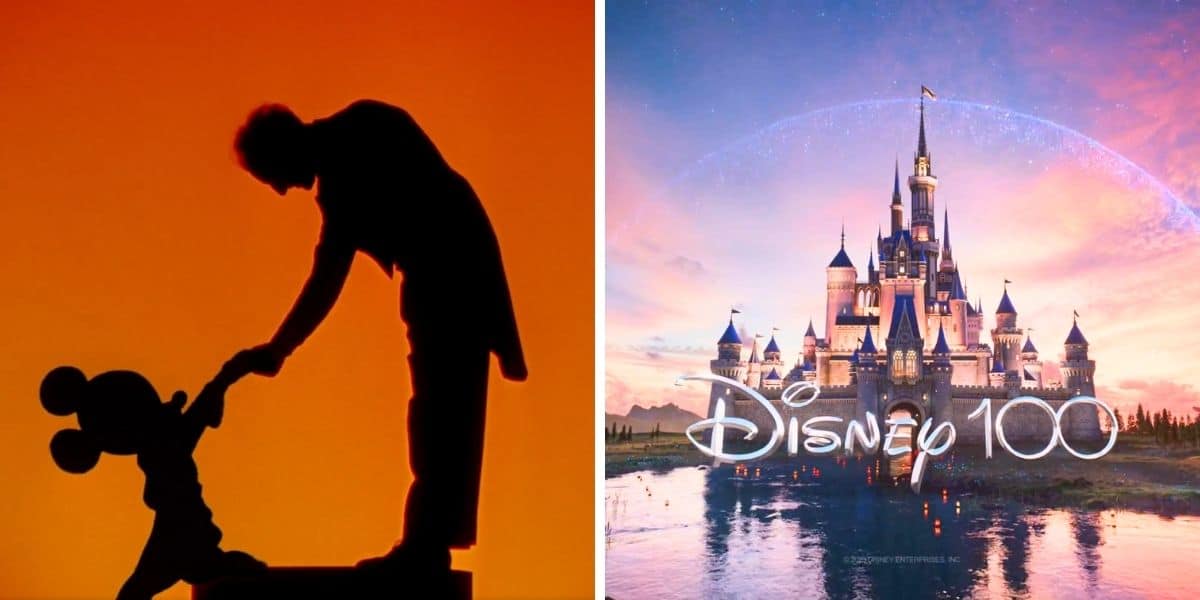 disney 100 anniversary video clip and logo