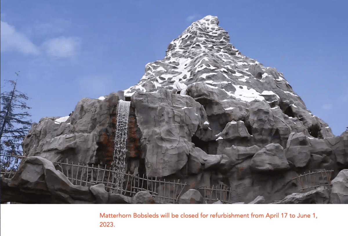 Matterhorn Disneyland