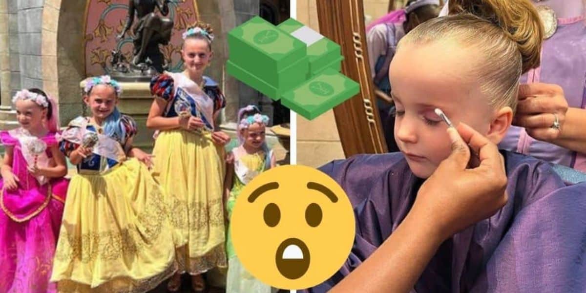 radford family getting disney princess makeovers