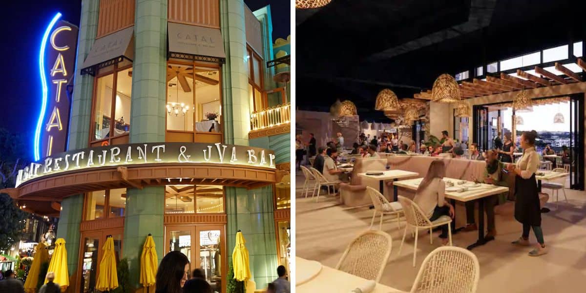 catal restaurant and Paseo and Céntrico concept art