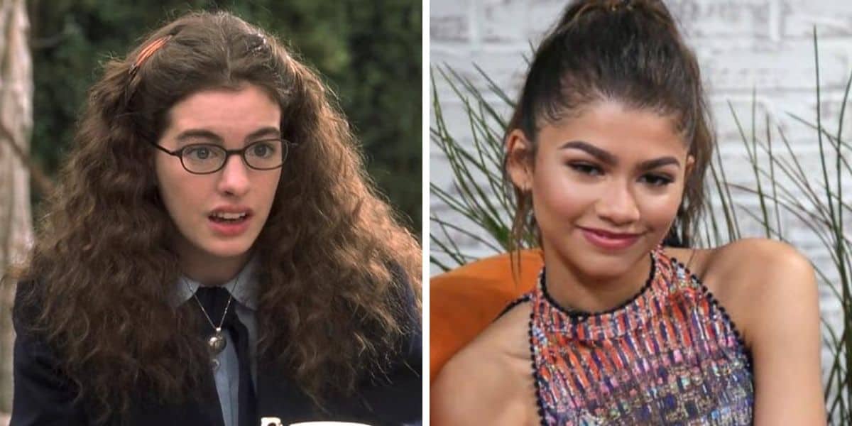 princess mia stares at zendaya